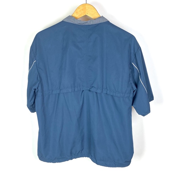 NIKE Golf Men's Blue ClimaFit 1/2 Zip Jacket 1024 - Picture 2 of 5